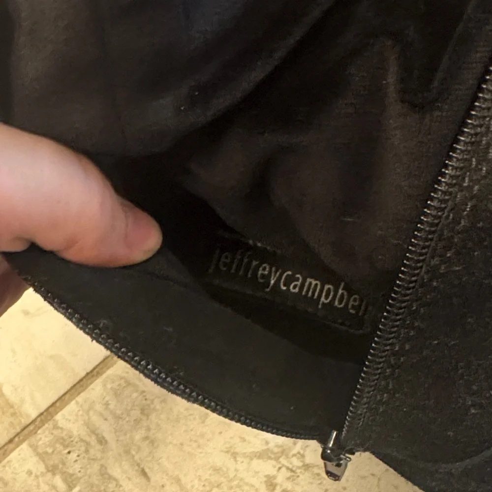 Jeffrey Campbell Black Over the Knee Boots - Picture 4 of 5